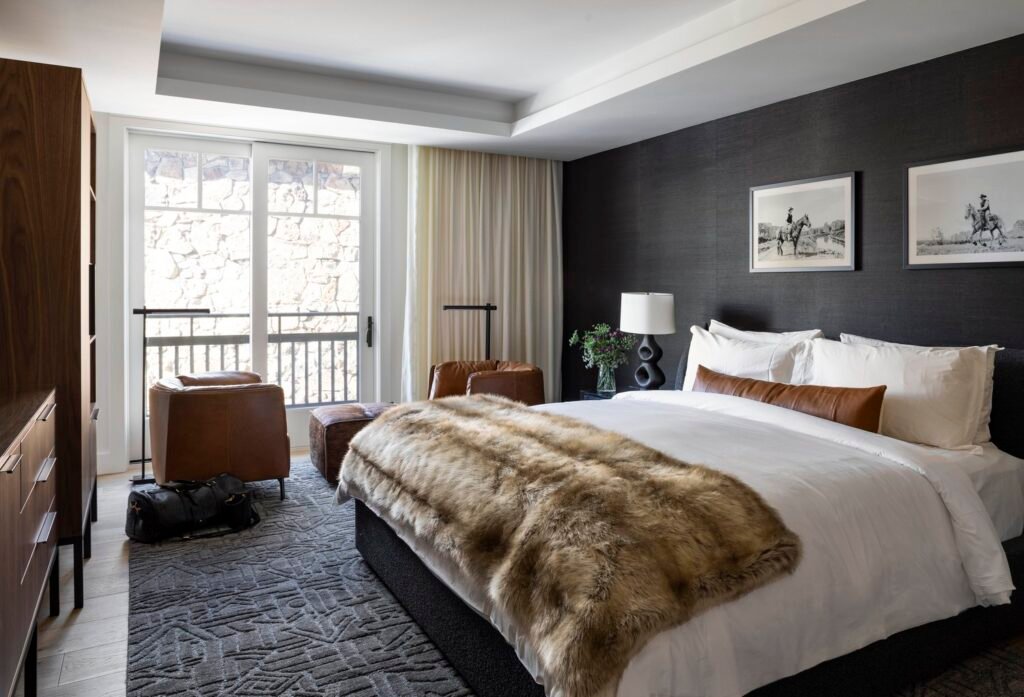 Renovated Paris penthouse bedroom at Four Seasons Vail