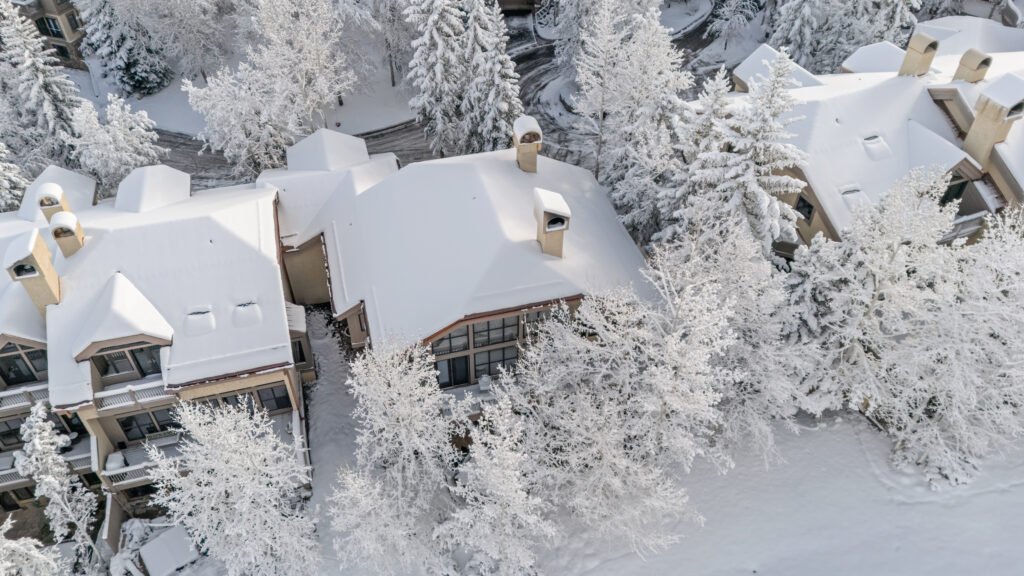Greystone exterior in winter at Beaver Creek