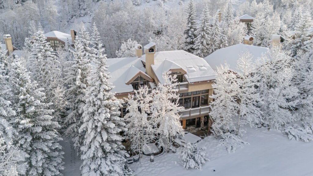 Greystone exterior in winter at Beaver Creek